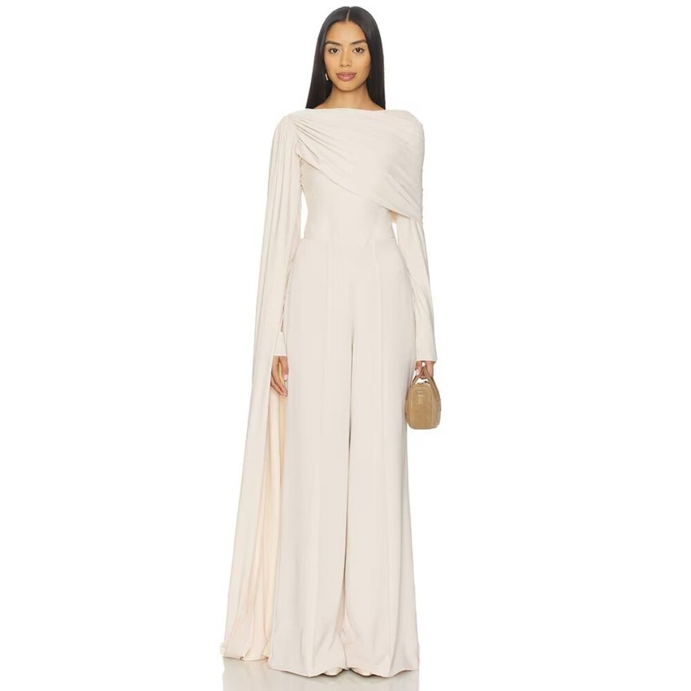 Deme by Gabriella Cobbie Jumpsuit in Egg White